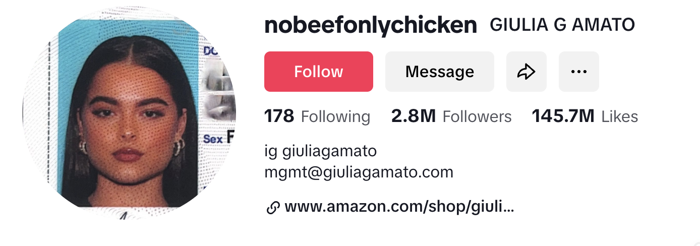 Giulia Amato, international real estate influencer