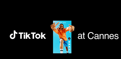 Tiktok at Cannes webpage screenshot