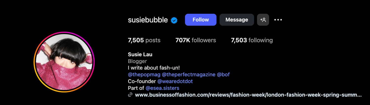 Susie Lau (Bubble)
