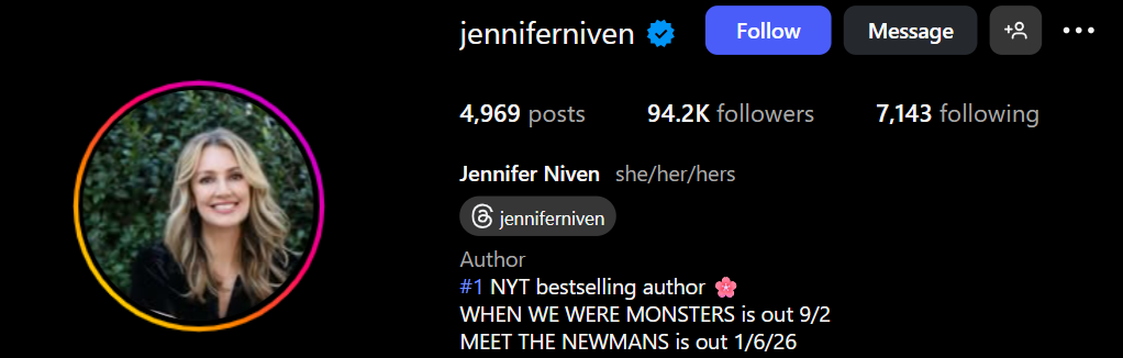 Jennifer Niven