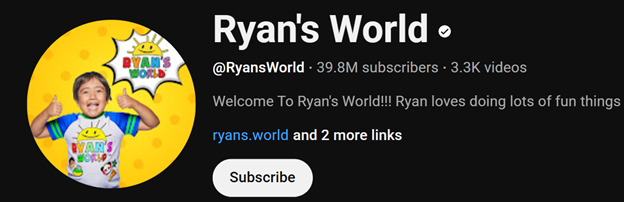 Ryan's World