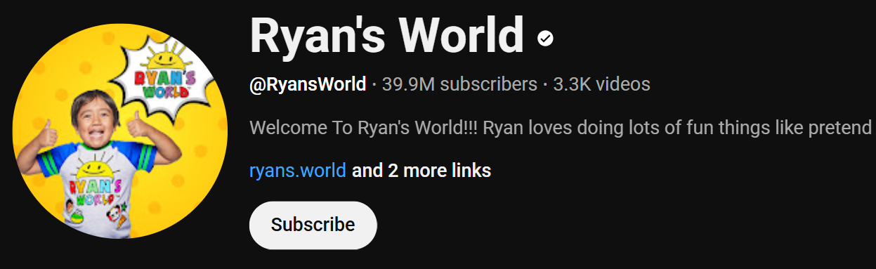 Ryans's World