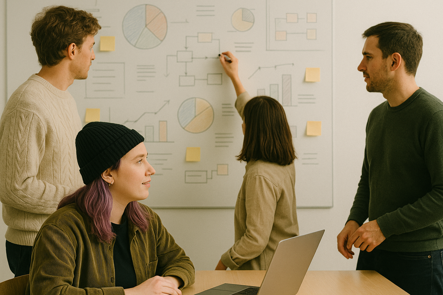 Collaborative Workspace and Brainstorming Session